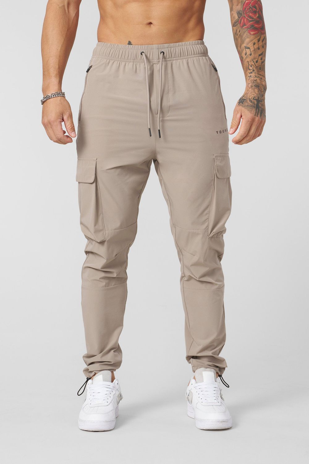 Young LA 218 Travel Cargo Joggers New Colors Beige Canada | KEPU-69152