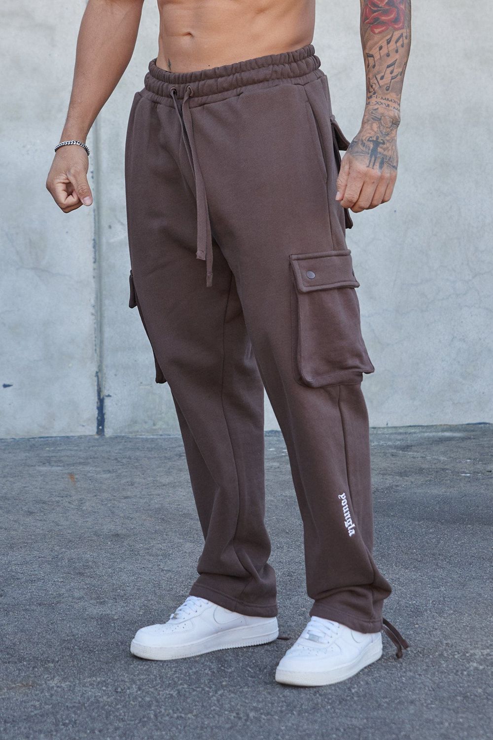 Young LA 224 - Rambo Joggers 2.0 Brown Canada | TZGX-38146