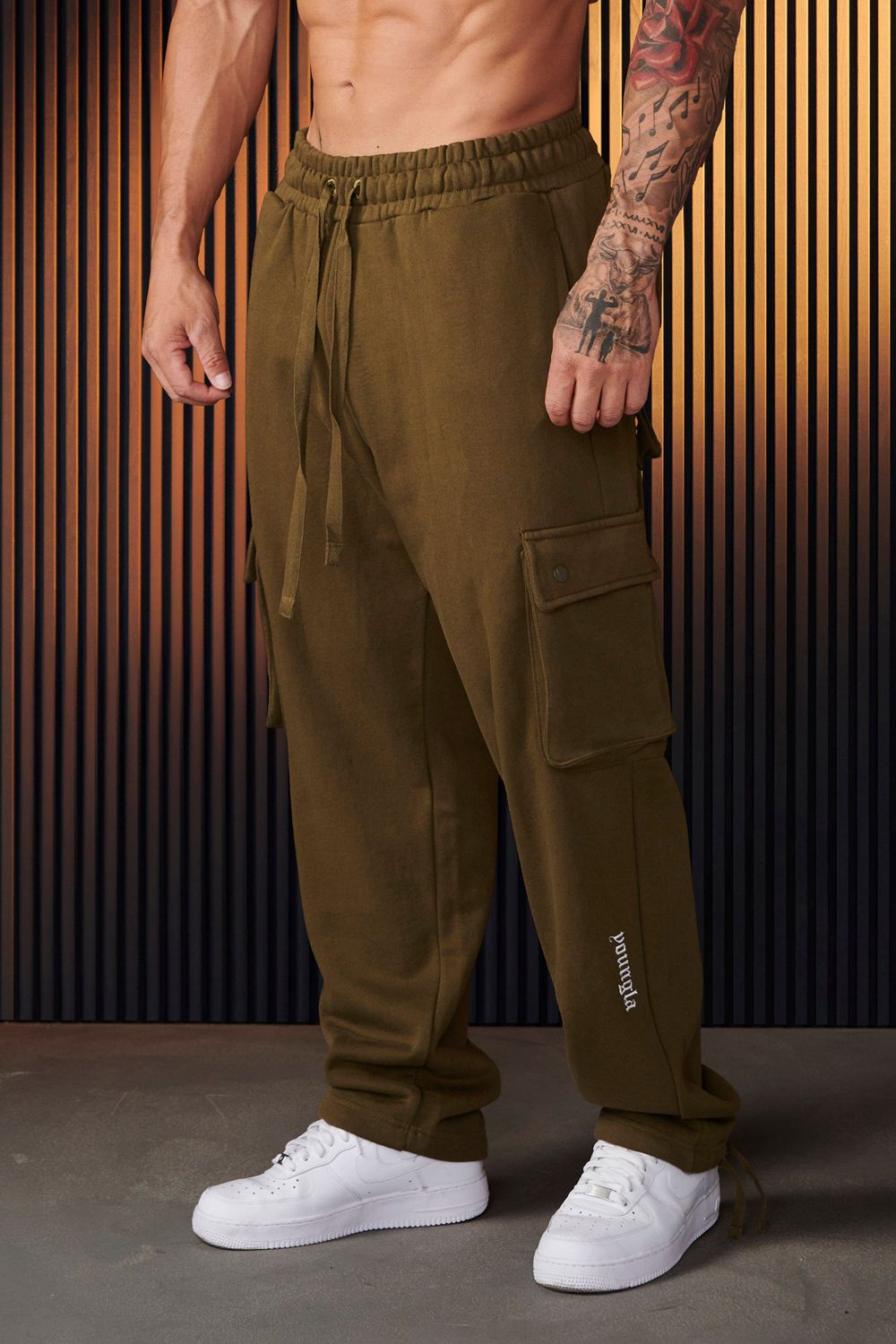 Young LA 224 - Rambo Joggers 2.0 Olive Canada | ORDJ-05624