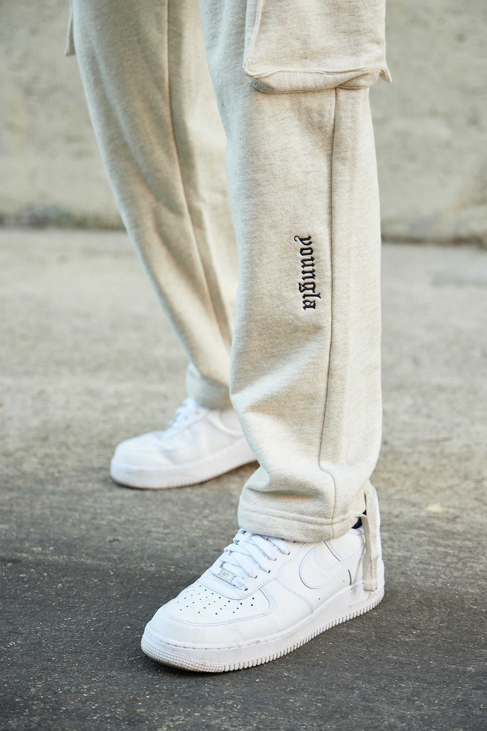 Young LA 224 - Rambo Joggers 2.0 White Canada | QSDC-83107