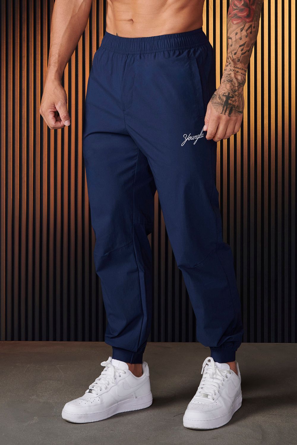 Young LA 225 - Airwave Joggers Navy Canada | TYGV-81930