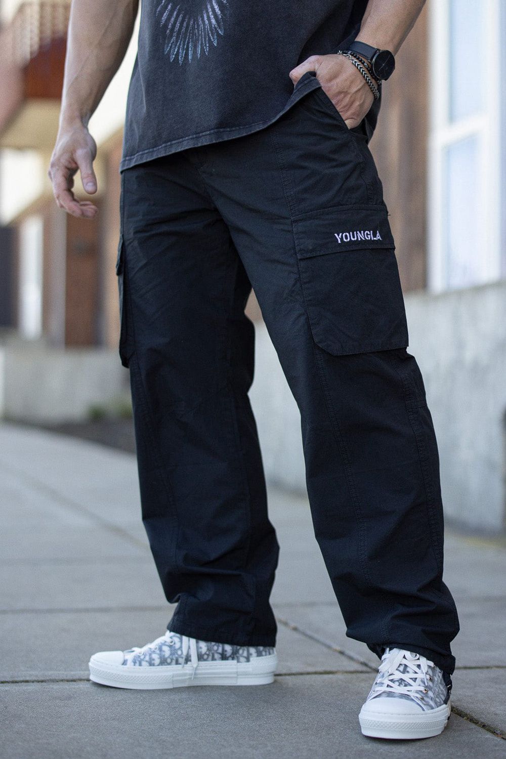 Young LA 227 - Weightless Voyage Joggers Black Canada | LPHC-68359