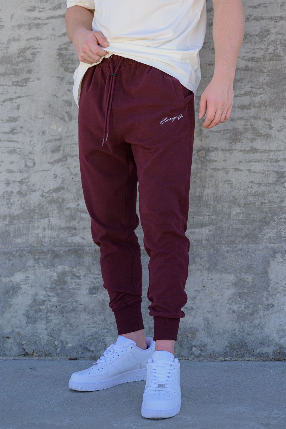 Young LA 228 Cloud Joggers Burgundy Canada | CEVM-76421