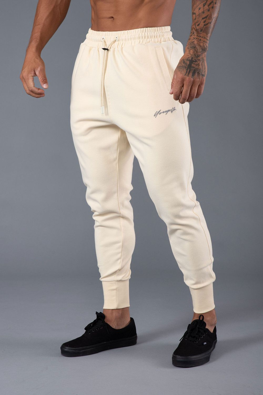 Young LA 228 Cloud Joggers Cream Canada | DIHA-74916