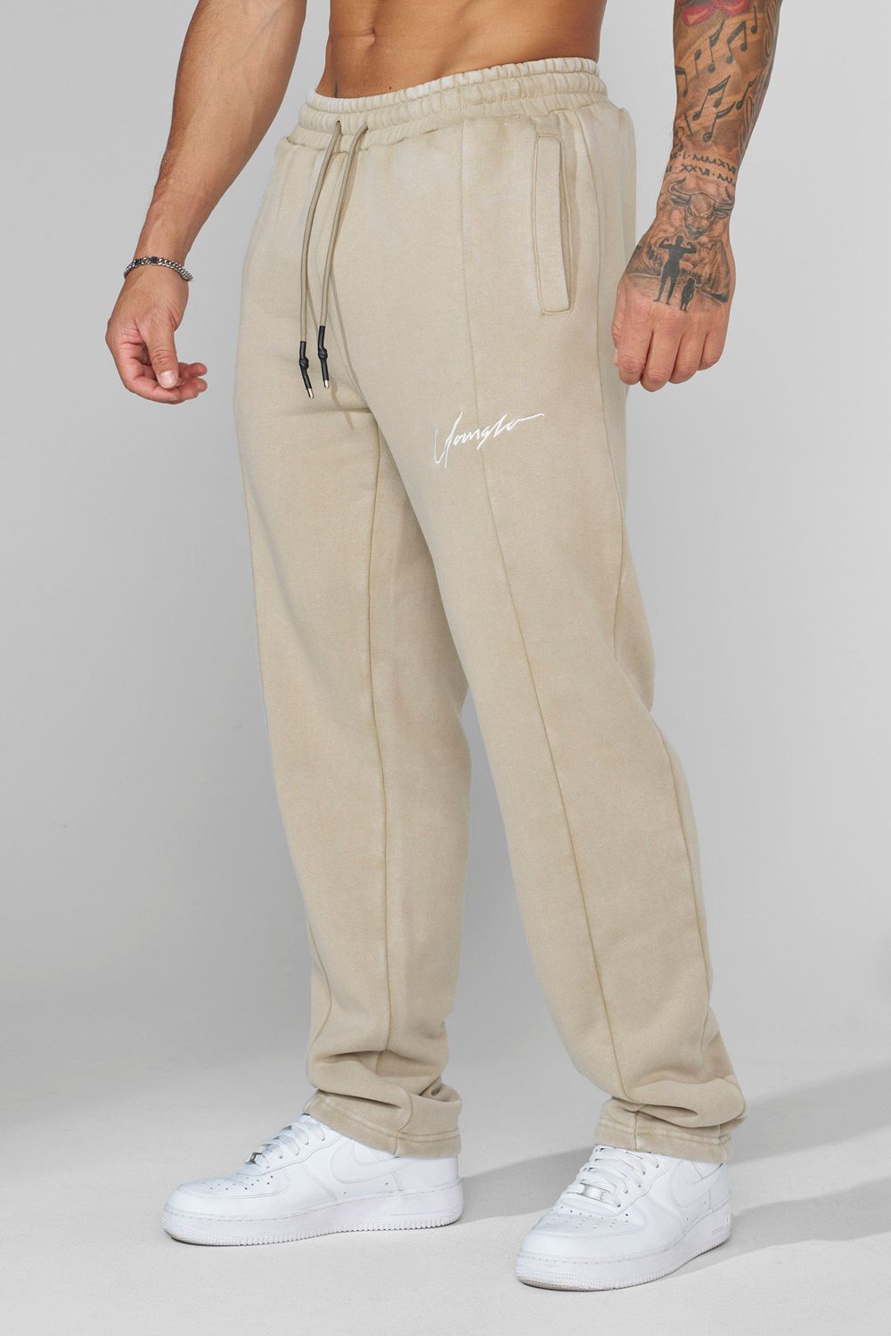 Young LA 229 - Frontline Sweat Pants Beige Canada | KXTN-25610