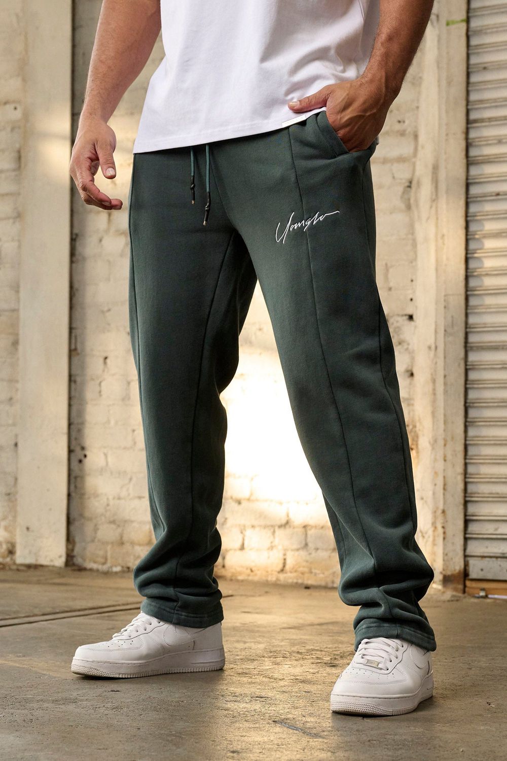 Young LA 229 - Frontline Sweat Pants Teal Canada | BLRG-70854