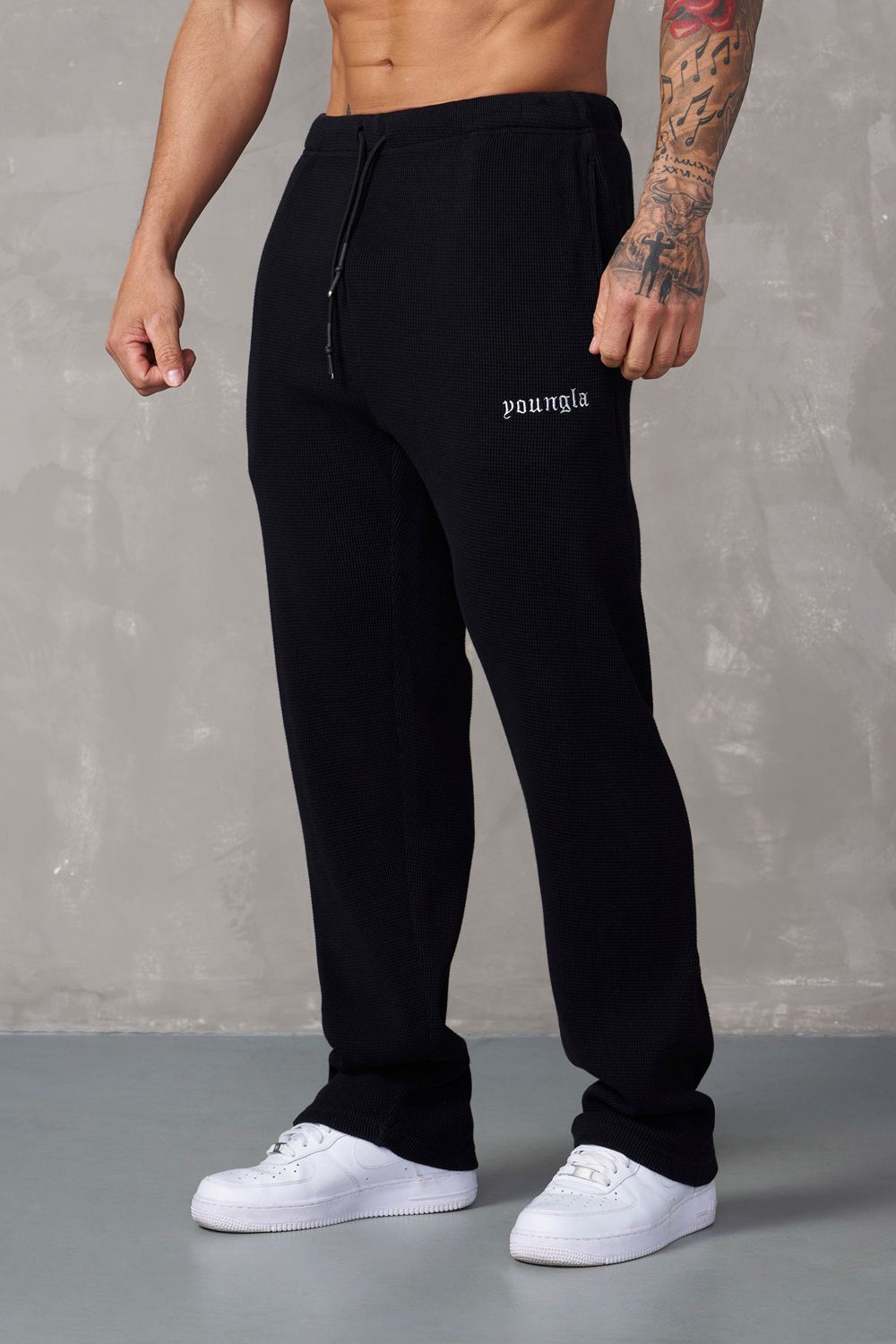 Young LA 230 - No Cuff Thermal Pants Black Canada | XBQU-87652