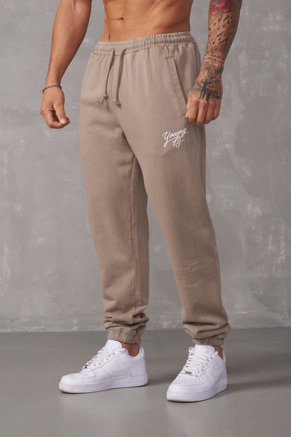 Young LA 232 - Legacy Joggers Khaki Canada | ONED-48756