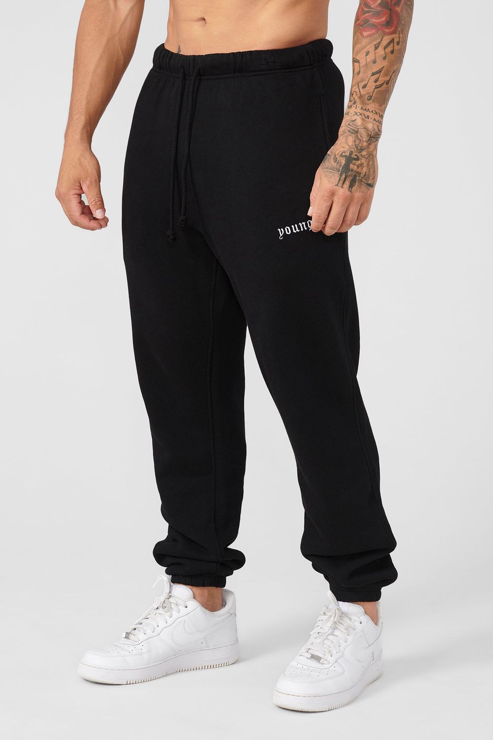 Young LA 239 Earthy Collection - Joggers Black Canada | QMGN-12483