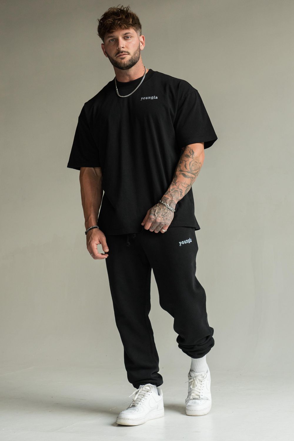 Young LA 239 Earthy Collection - Joggers Black Canada | QMGN-12483