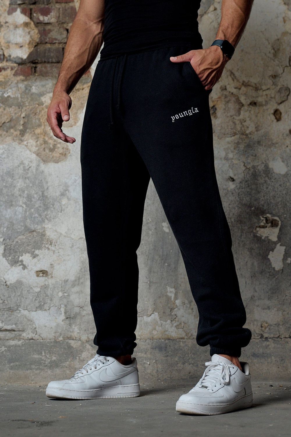 Young LA 239 Earthy Collection - Joggers Black Canada | QMGN-12483