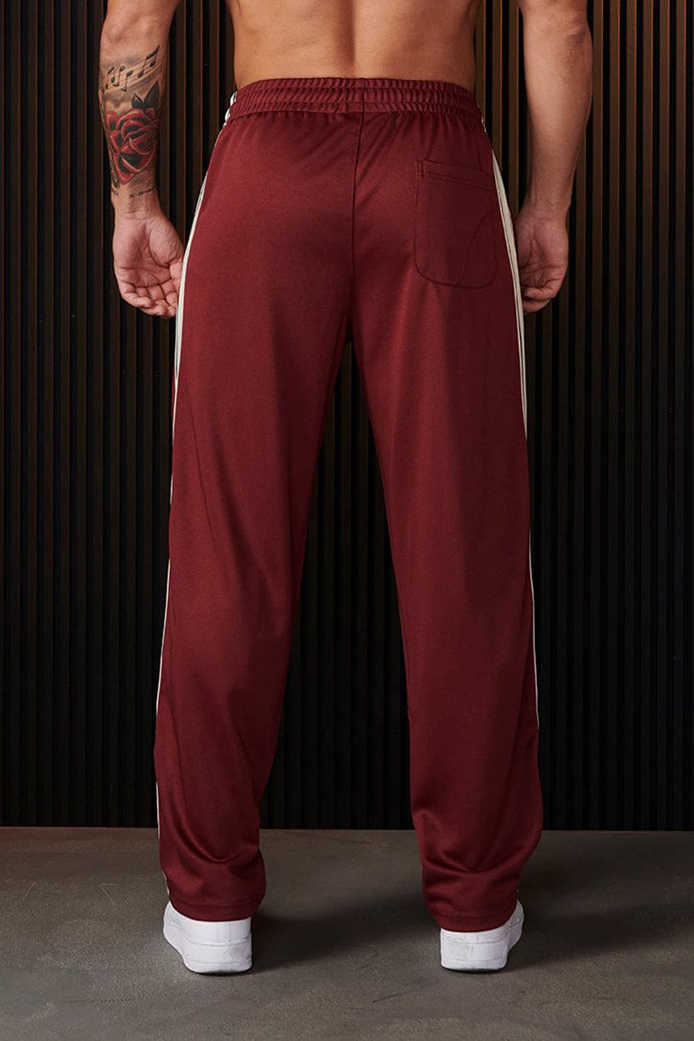 Young LA 241 - Warm Up Pants Burgundy Canada | ZJGQ-47685