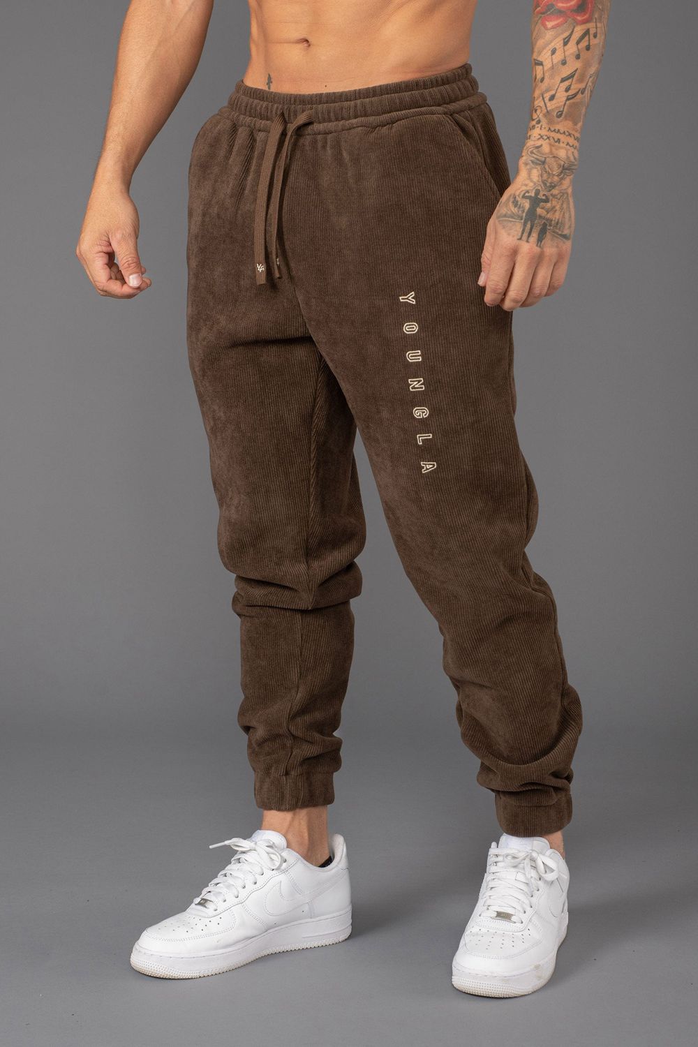 Young LA 244 Aspen Joggers Brown Canada | QYJK-36725