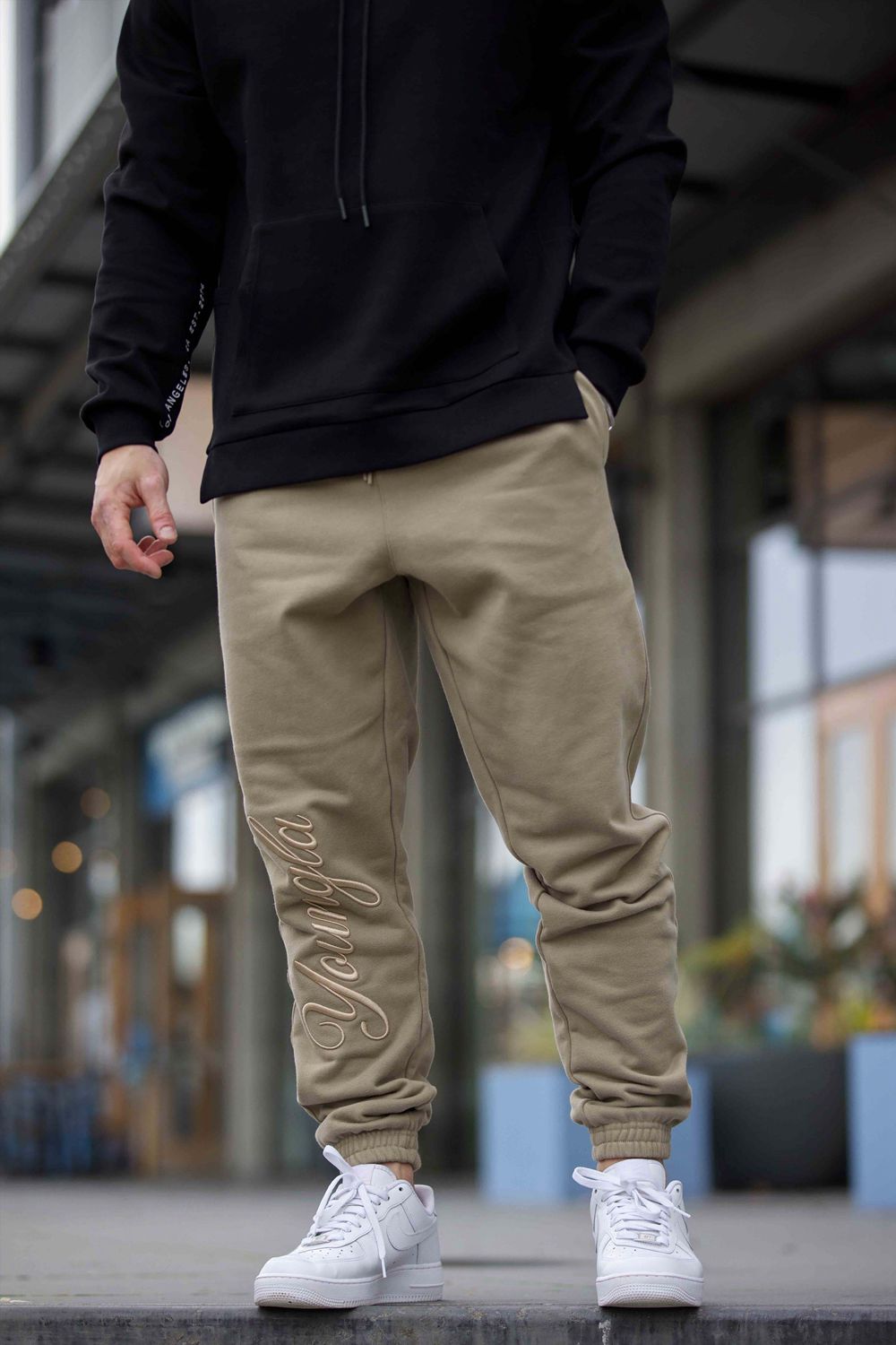 Young LA 245 Autograph Joggers Beige Canada | MAVH-71309