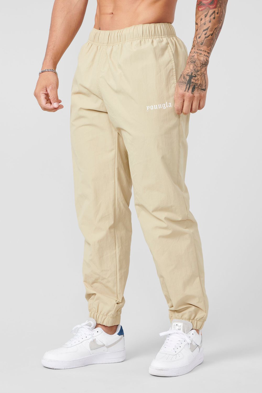 Young LA 254 - Swish Joggers Cream Canada | JZVU-46053