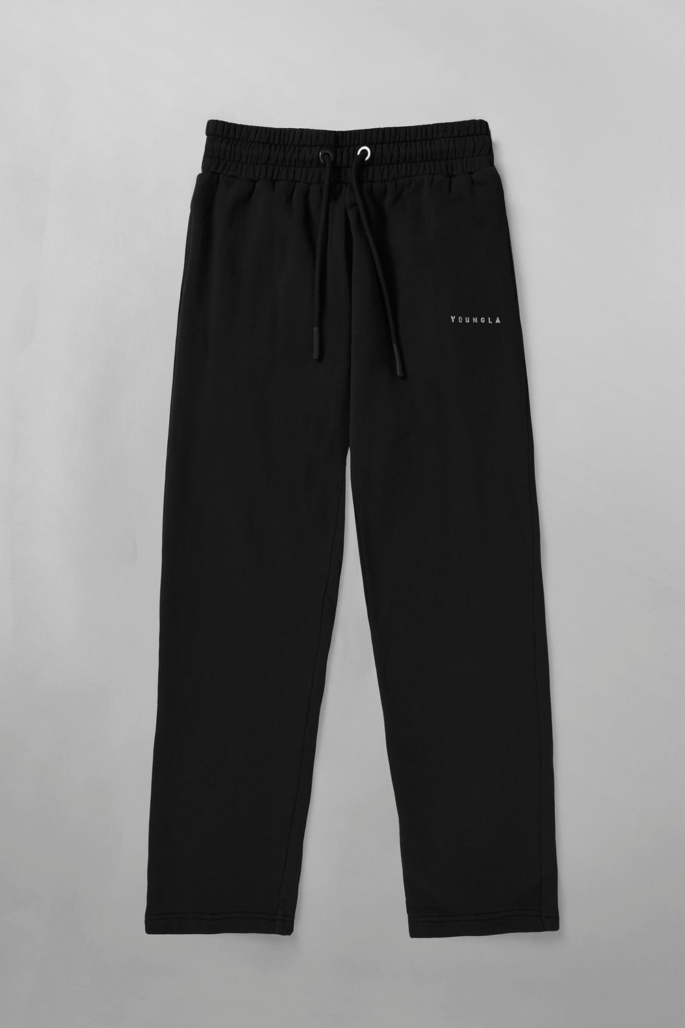 Young LA 261 Old School No Cuff Joggers Black Canada | CUNO-57243