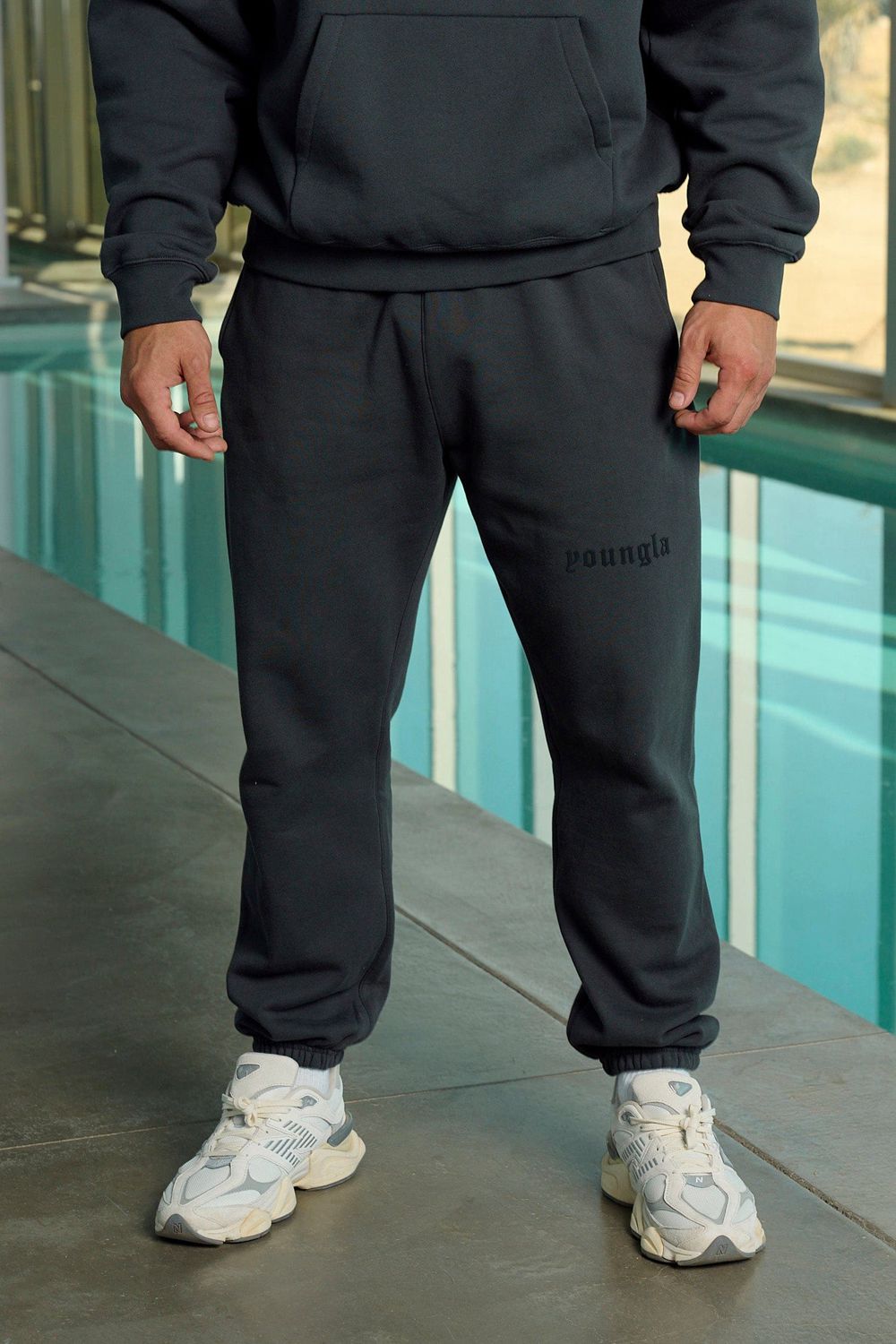 Young LA 266 - Cloud 9 Joggers Dark Grey Canada | CZQL-14852