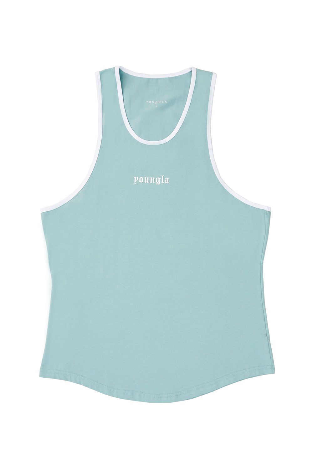 Young LA 319 - Pristine Tank Tops Aqua Canada | VKBM-80935