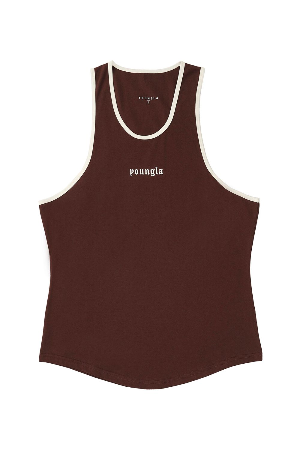 Young LA 319 - Pristine Tank Tops Dark Brown Canada | CLWR-95164