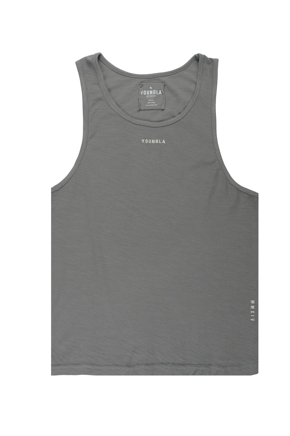 Young LA 325 Marine Slub Tanks Grey Canada | SUYV-43178