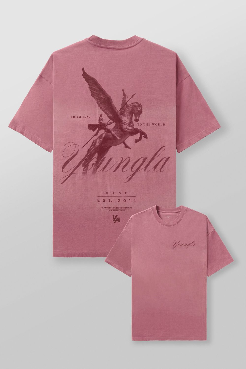 Young LA 4118 - Warrior Tees Pink Canada | NSPW-91568