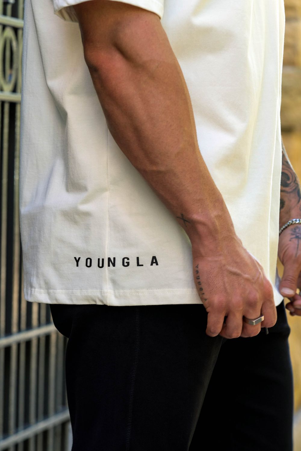 Young LA 414 Signature Tees White Canada | KSDM-31059