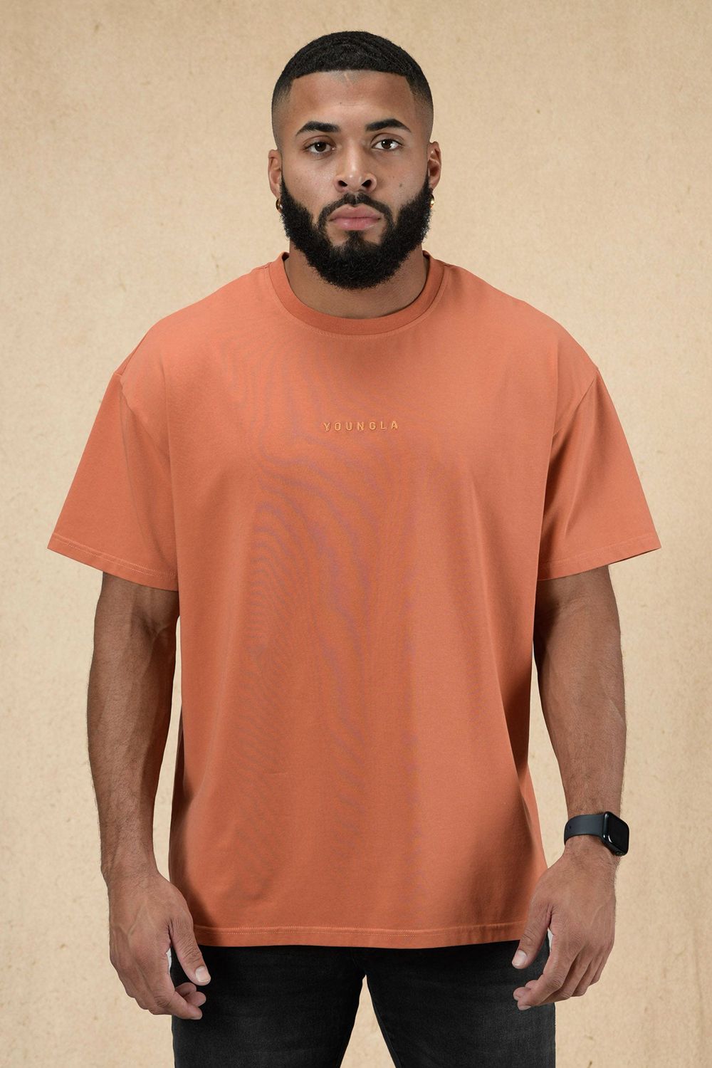 Young LA 420 Essential Oversized Tee Orange Canada | RSOC-39810