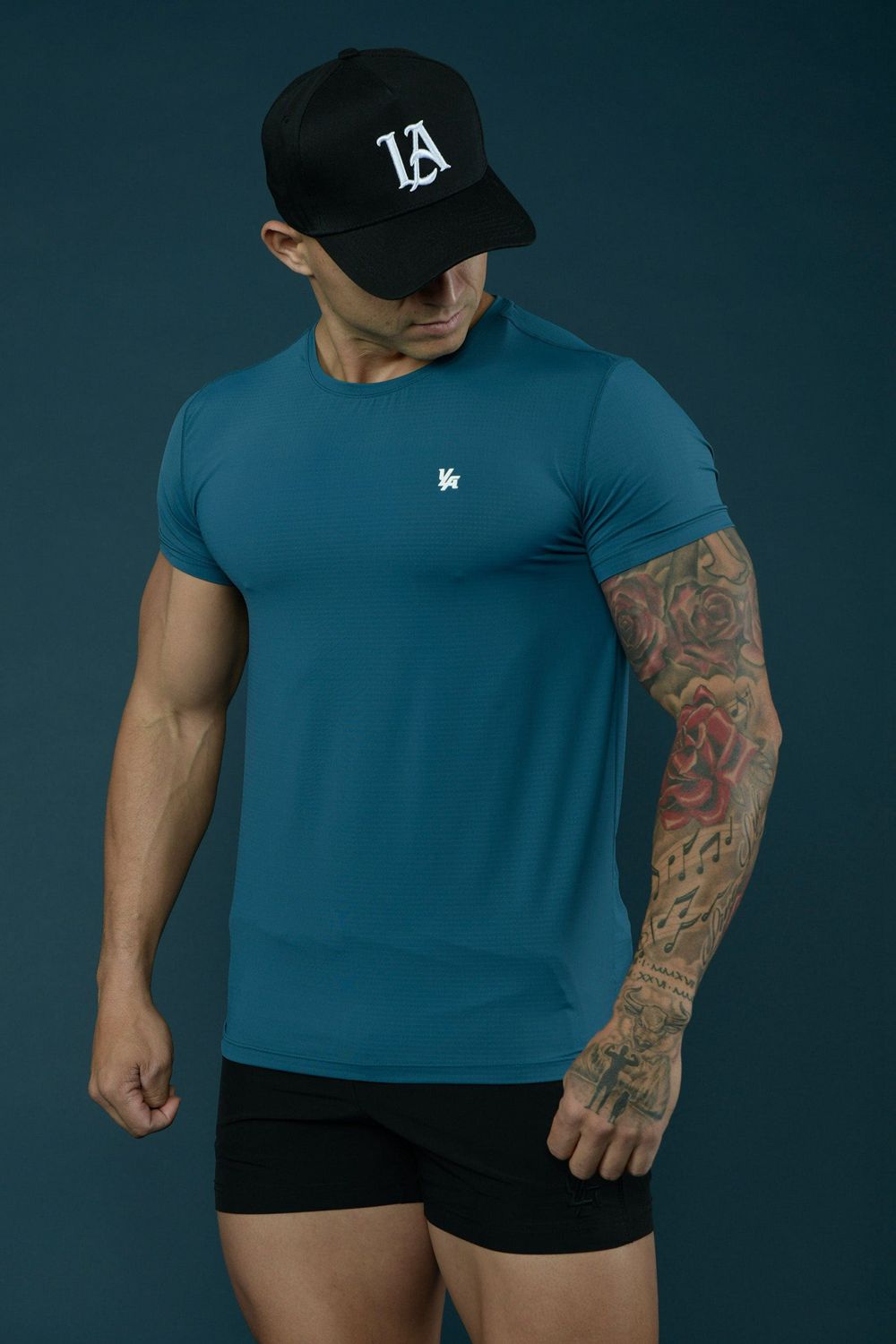 Young LA 423 Zephyr Compression Short Sleeve Teal Canada | BEPQ-20839