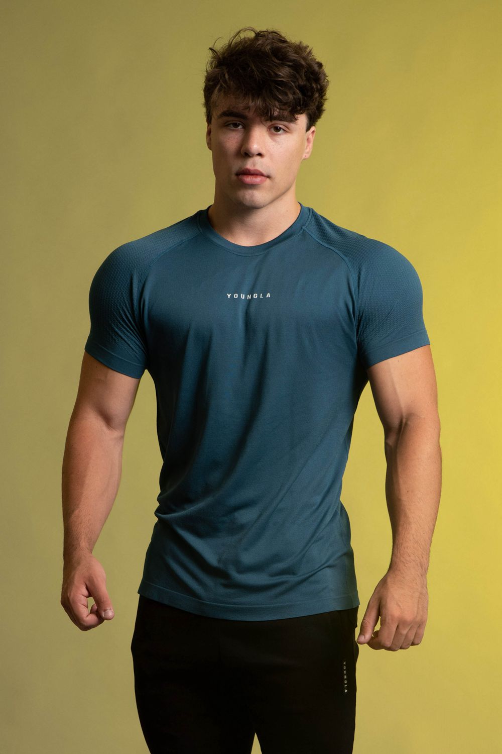 Young LA 454 New Gen Compression Tee Blue Canada | VKWR-10648