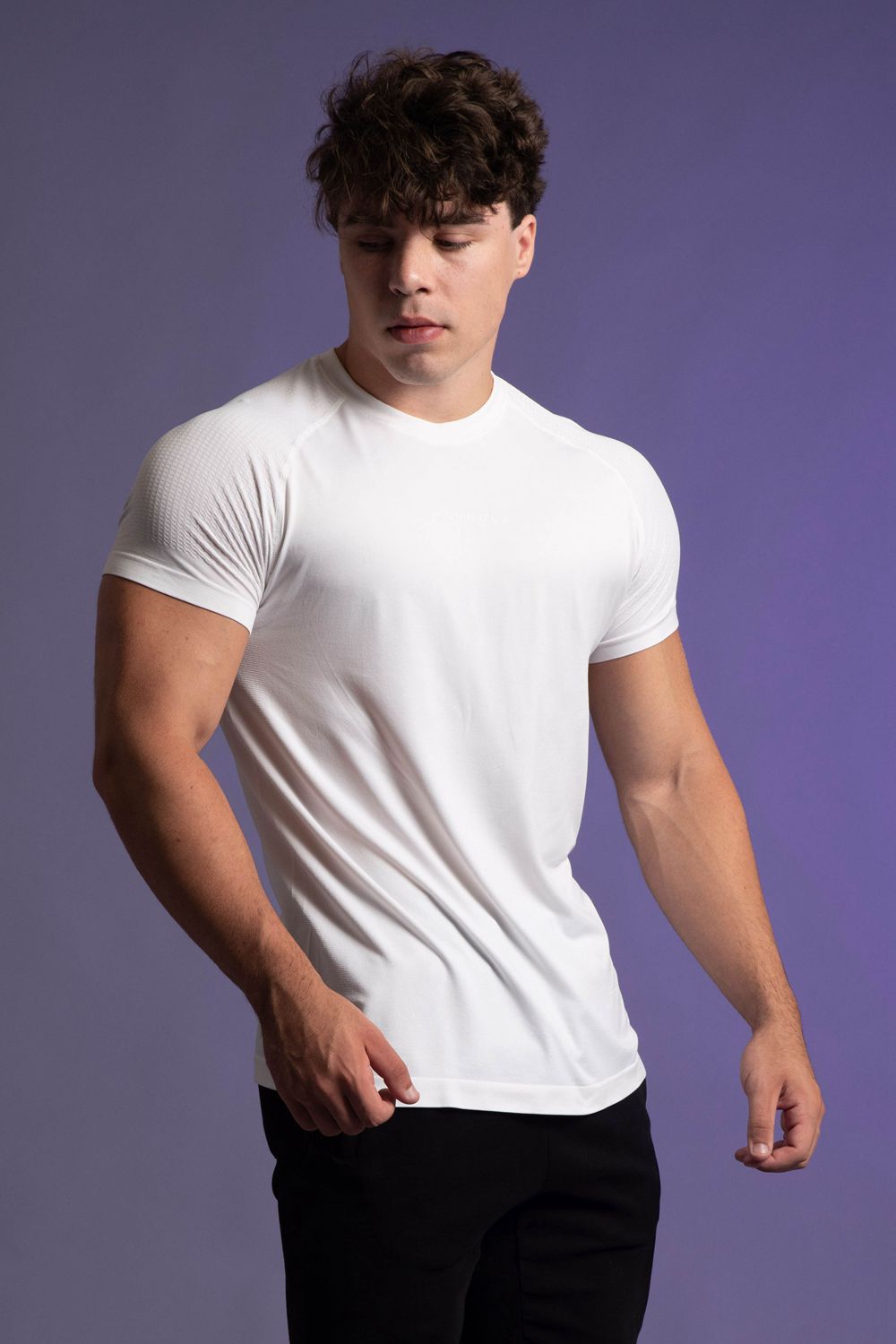 Young LA 454 New Gen Compression Tee White Canada | FMBI-58409