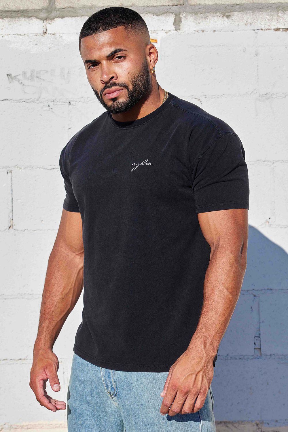 Young LA 466 Tailored Tees Black Canada | WDHQ-51238