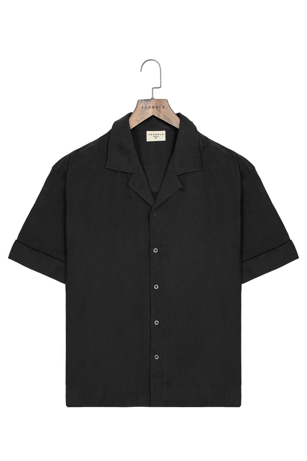 Young LA 468 Clase Shirts Black Canada | SFDO-26410