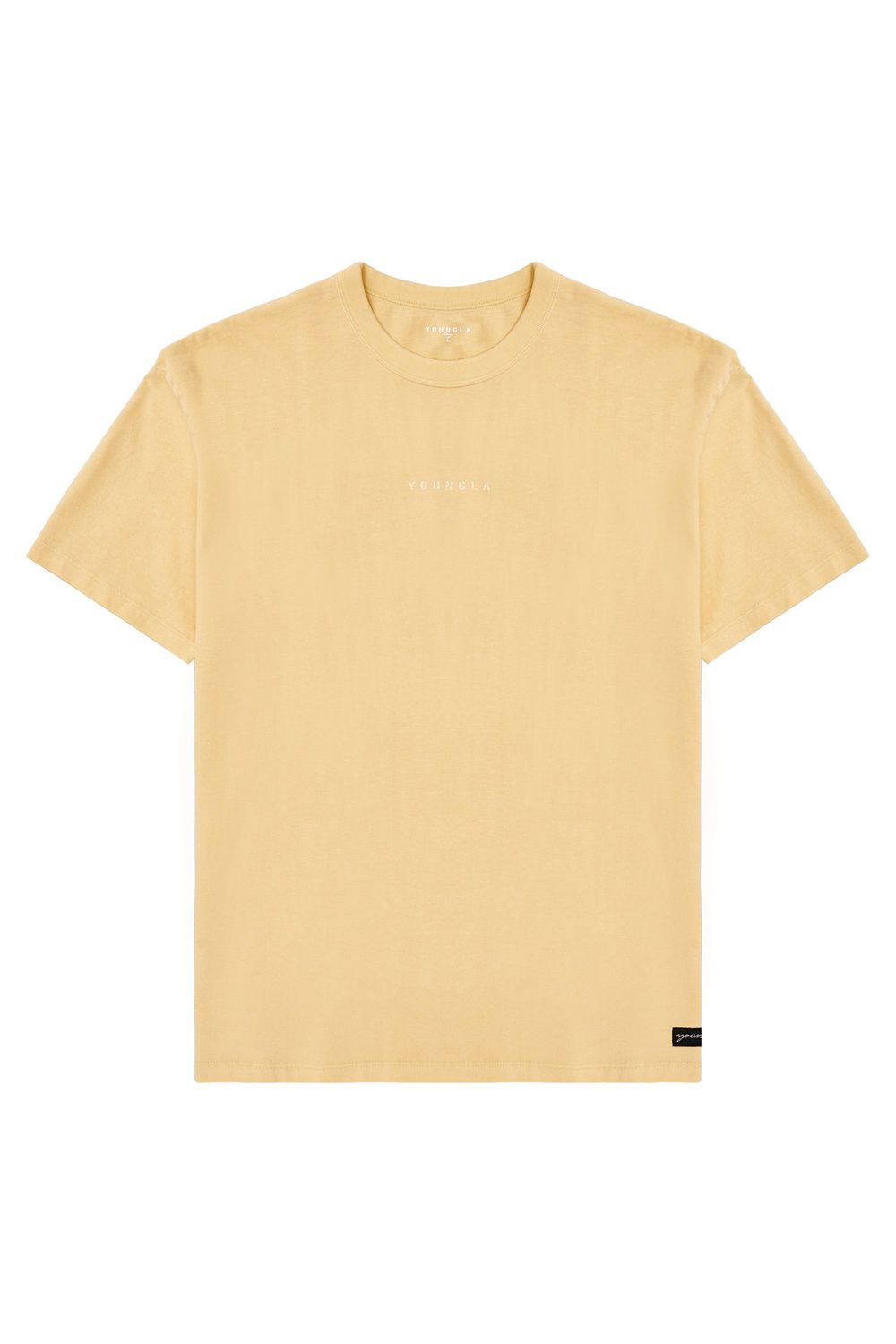 Young LA 472 - Mellow Logo Tees Yellow Canada | IHGD-46078