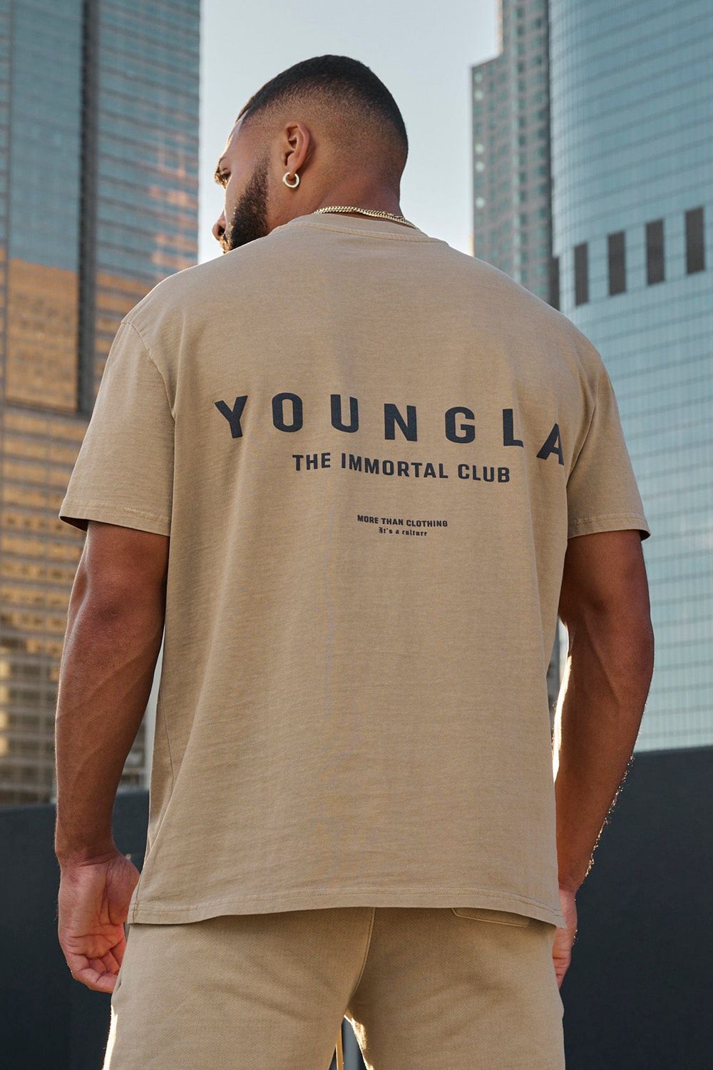 Young LA 473 - Immortal Club Tees Beige Canada | GNPW-31840