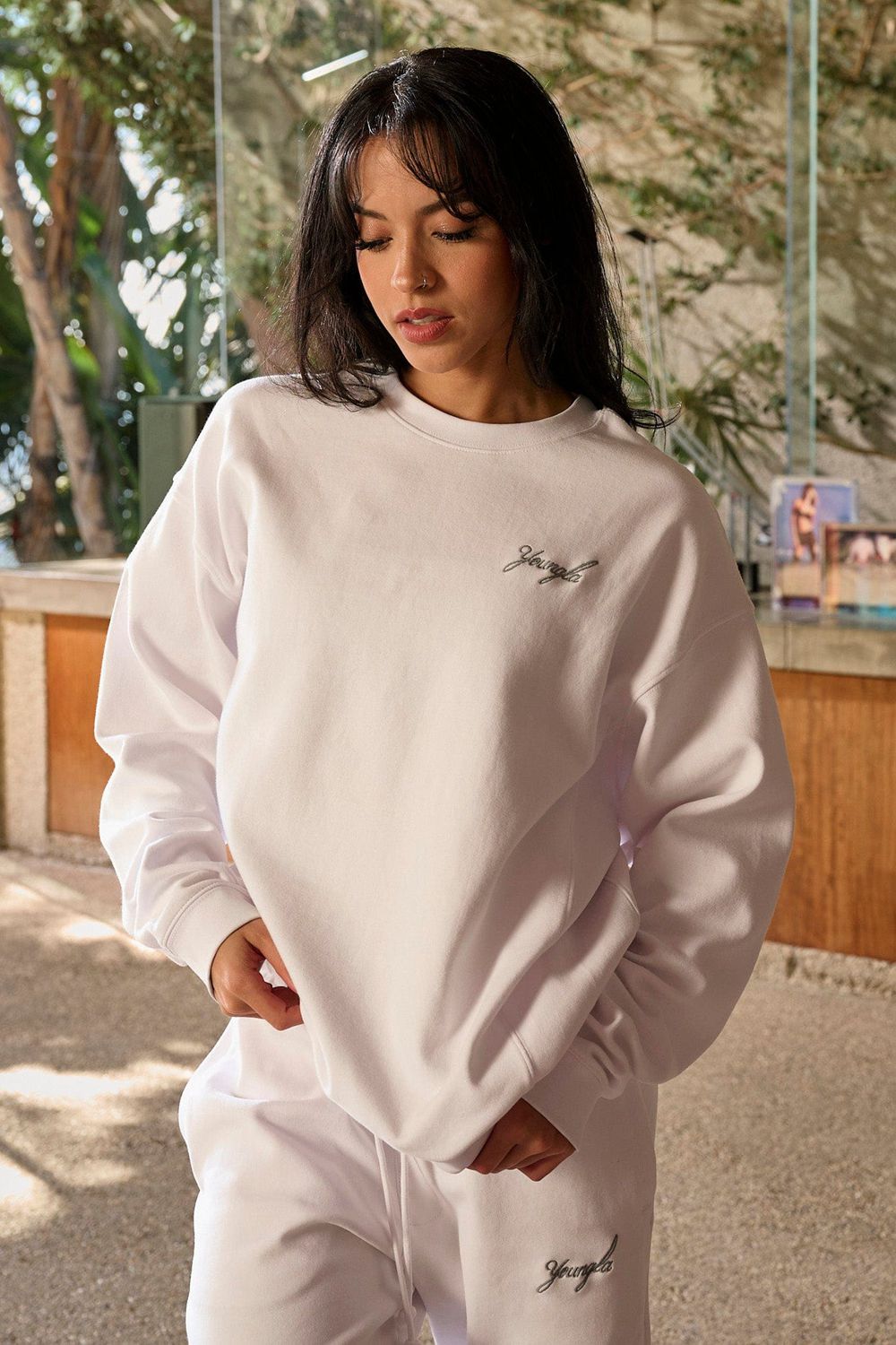 Young LA 5004 - Cloud Comfort Set - Crewneck Beige Canada | FWRD-69872