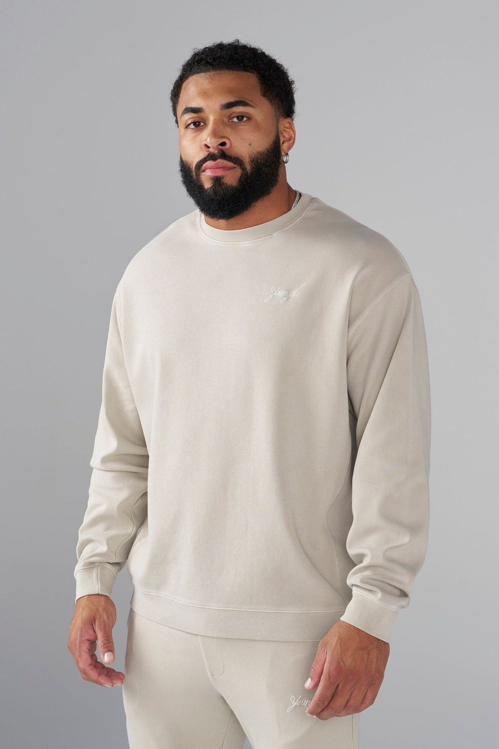 Young LA 5004 - Cloud Comfort Set - Crewneck Beige Canada | FWRD-69872