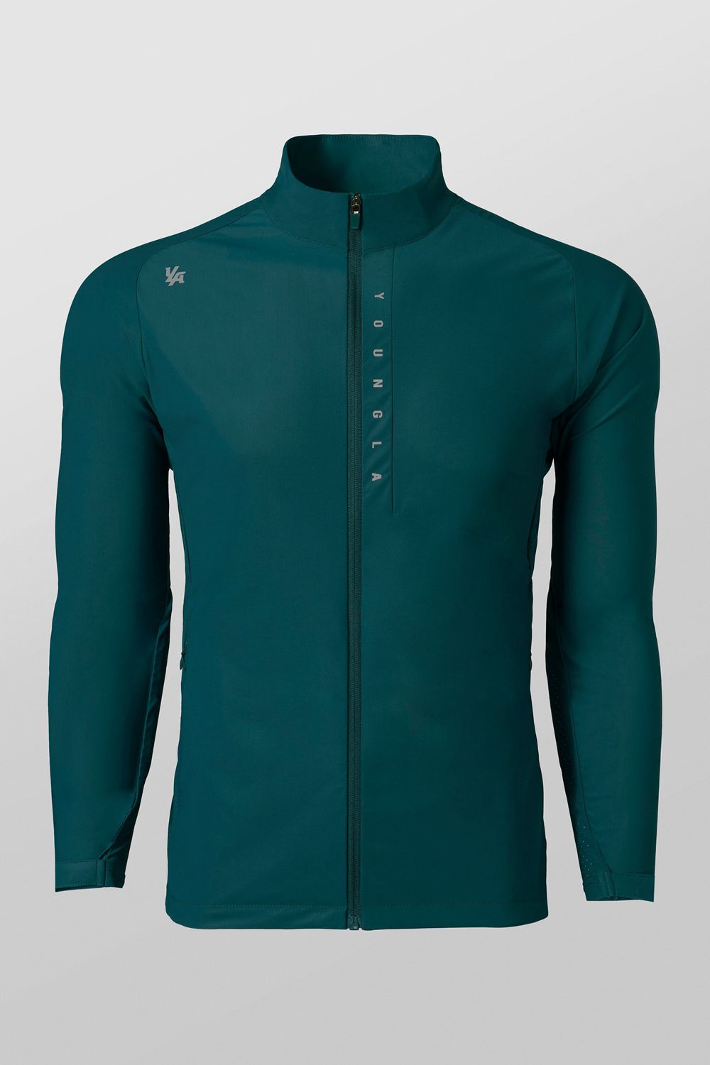 Young LA 5052 - Morning Run Zip-Up Teal Canada | VCOZ-94162