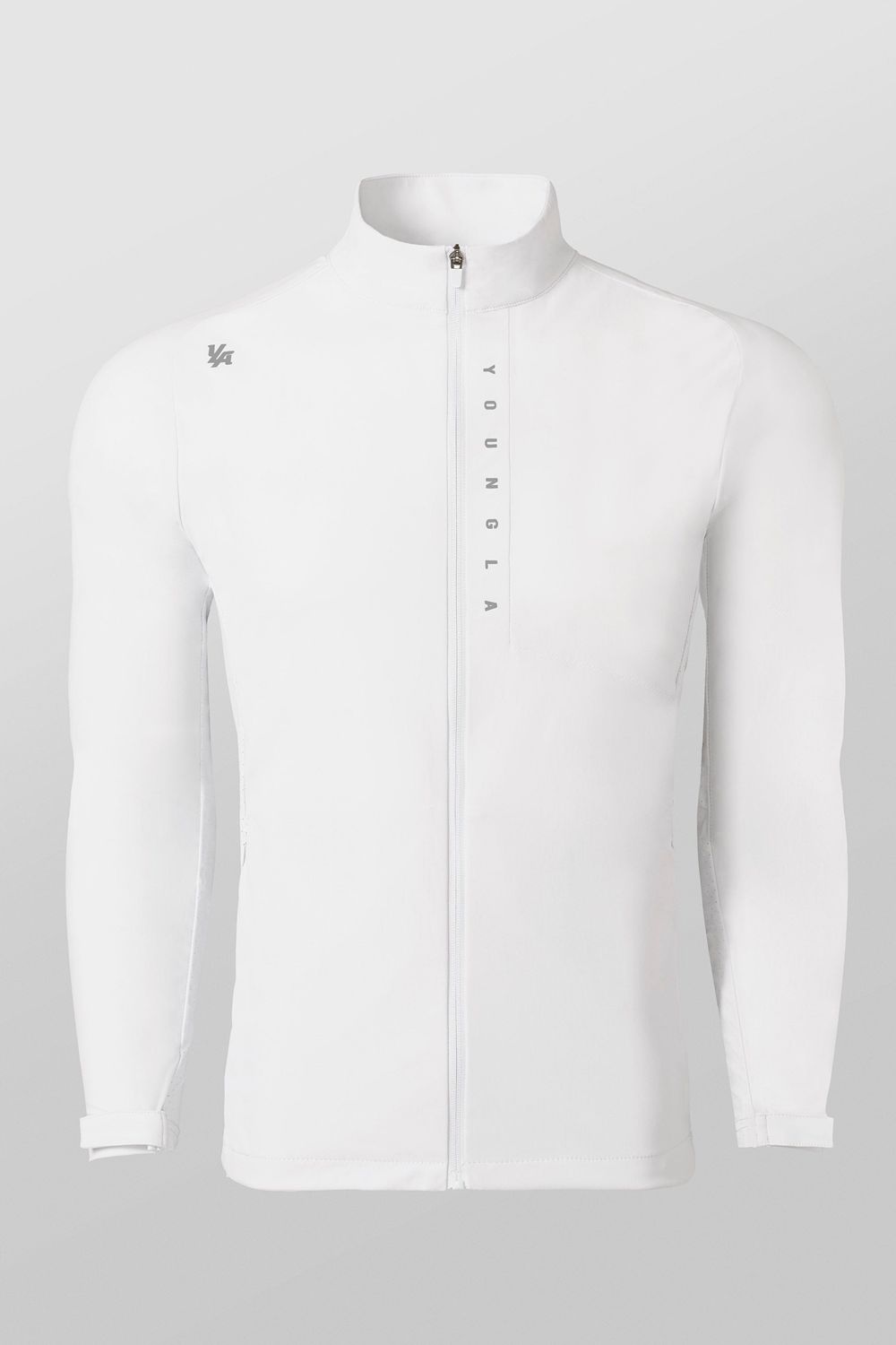 Young LA 5052 - Morning Run Zip-Up White Canada | TDLA-43687