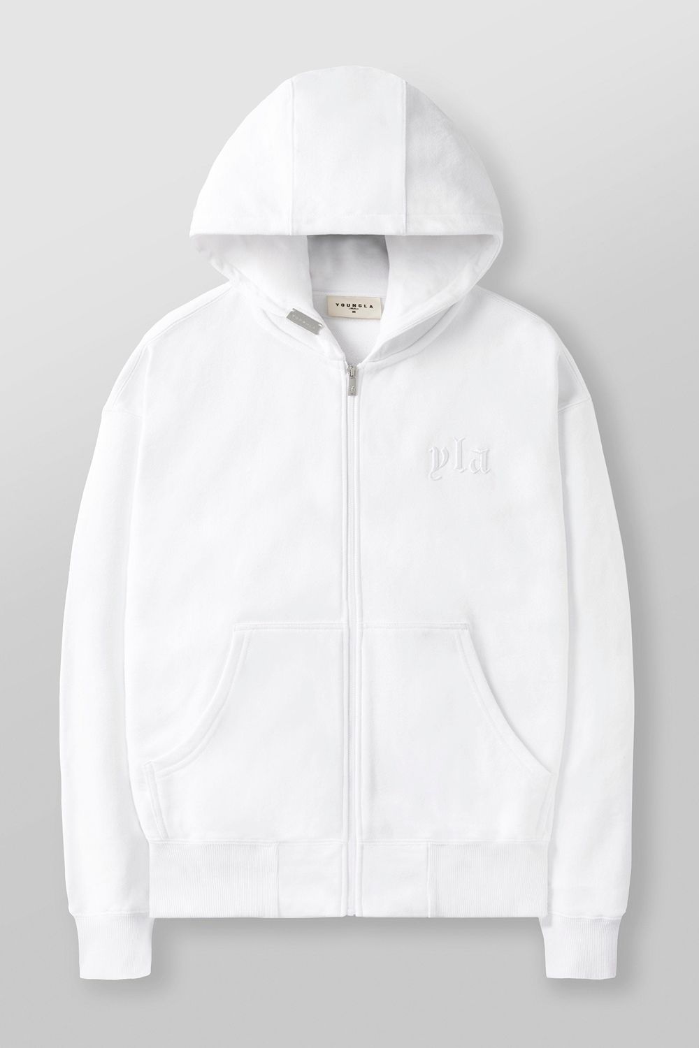 Young LA 5066 - Metal Zip-Up White Canada | GIBC-95814