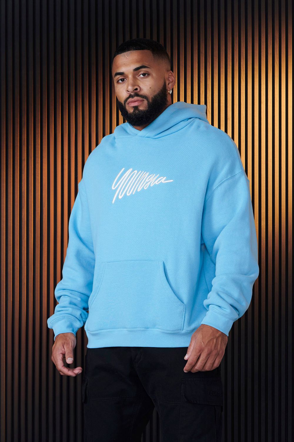 Young LA 510 - Wavy Hoodies Blue Canada | HBWR-06579