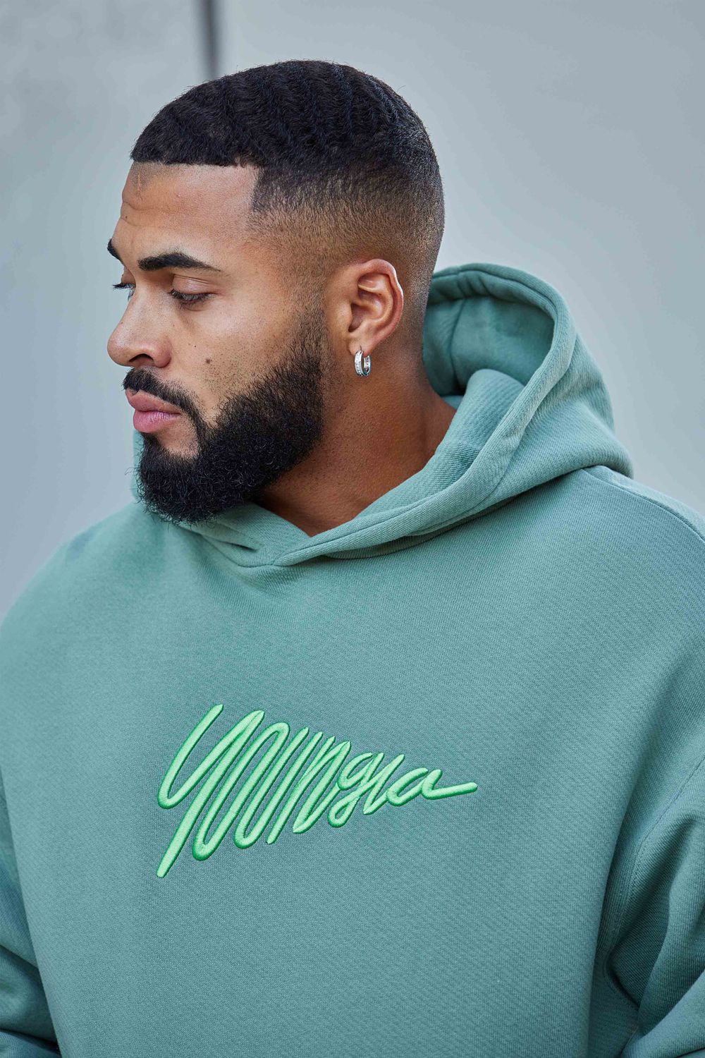 Young LA 510 - Wavy Hoodies Turquoise Canada | DTNE-57218