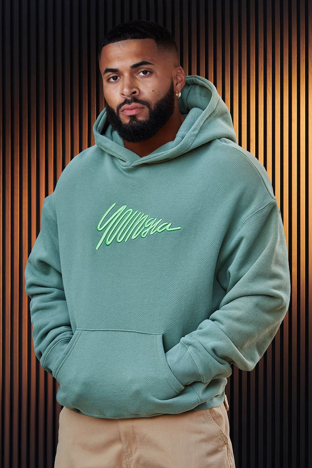 Young LA 510 - Wavy Hoodies Turquoise Canada | DTNE-57218