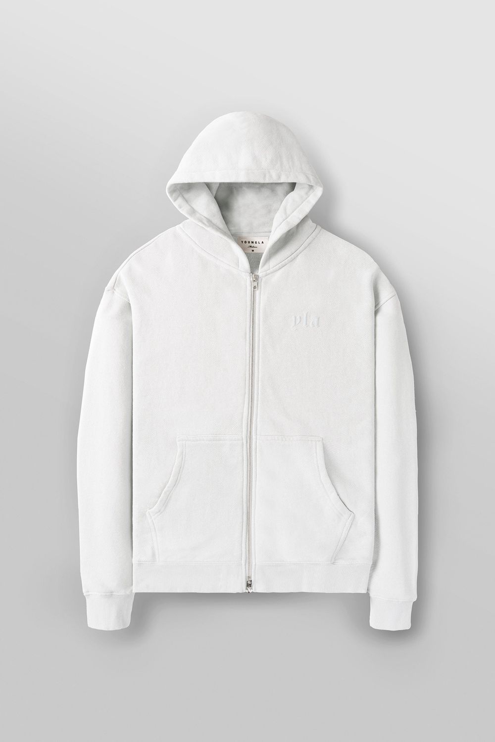 Young LA 514 - Monarch Zip-Up Hoodie 2.0 White Canada | UTDW-20759