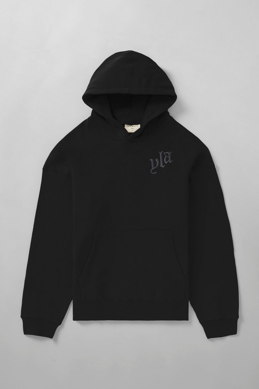 Young LA 522 - Marshmallow Hoodies Black Canada | ZPWS-04915