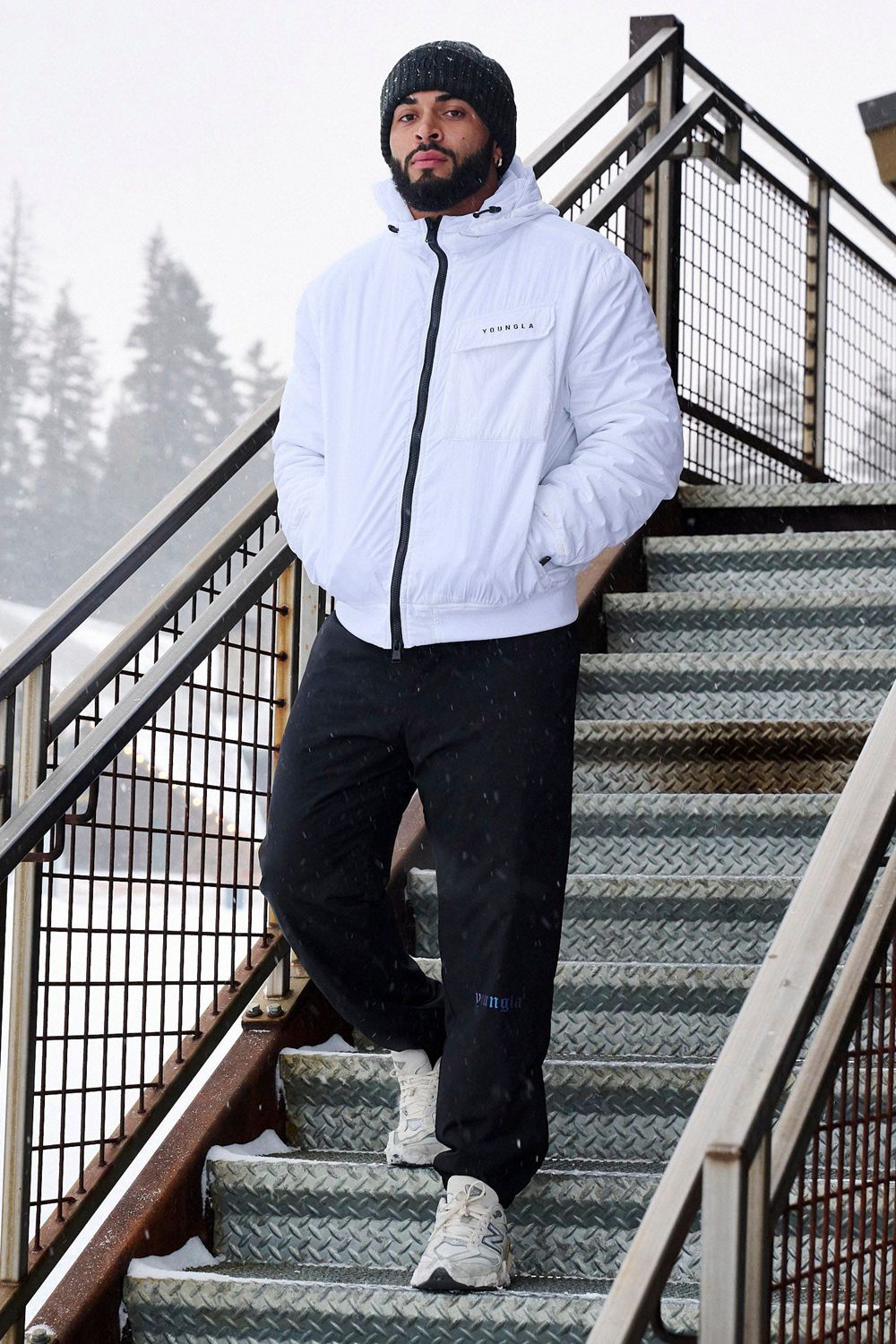 Young LA 525 - Rain Day Jacket White Canada | RNQV-46310