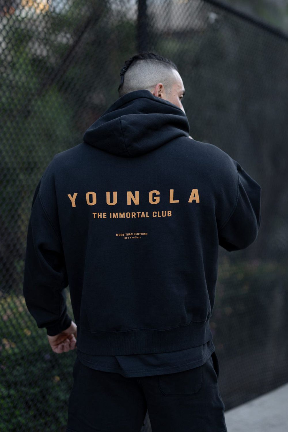 Young LA 533 - Immortal Club Hoodies Black Canada | QPYD-05624