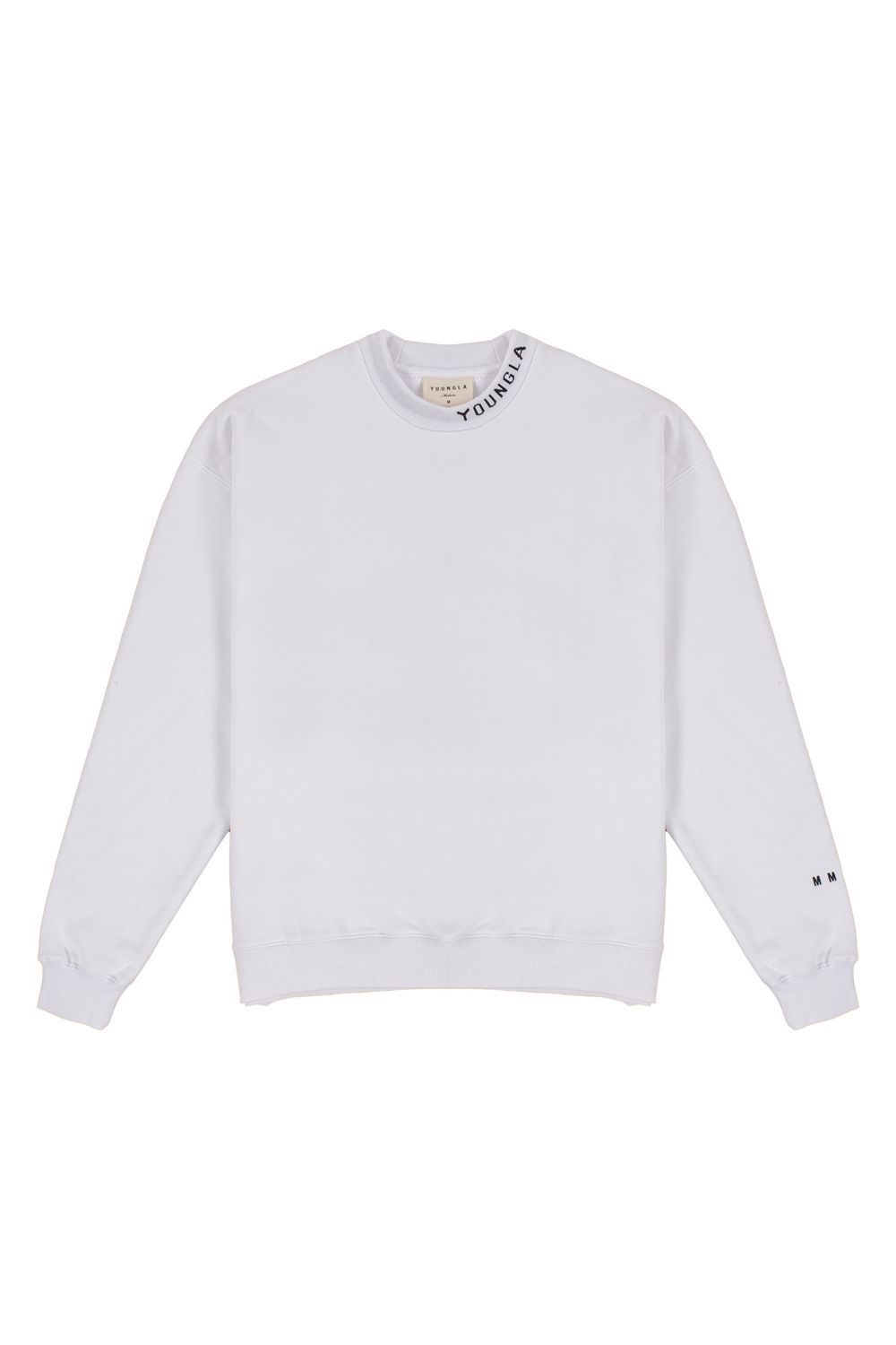 Young LA 557 Trademark Crewnecks White Canada | EHRT-36481