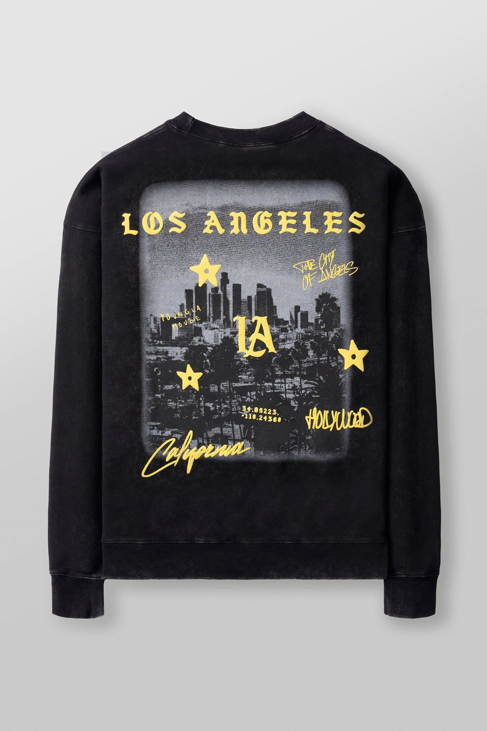 Young LA 565 - Us Tour Crewnecks Black Canada | ODSX-57126