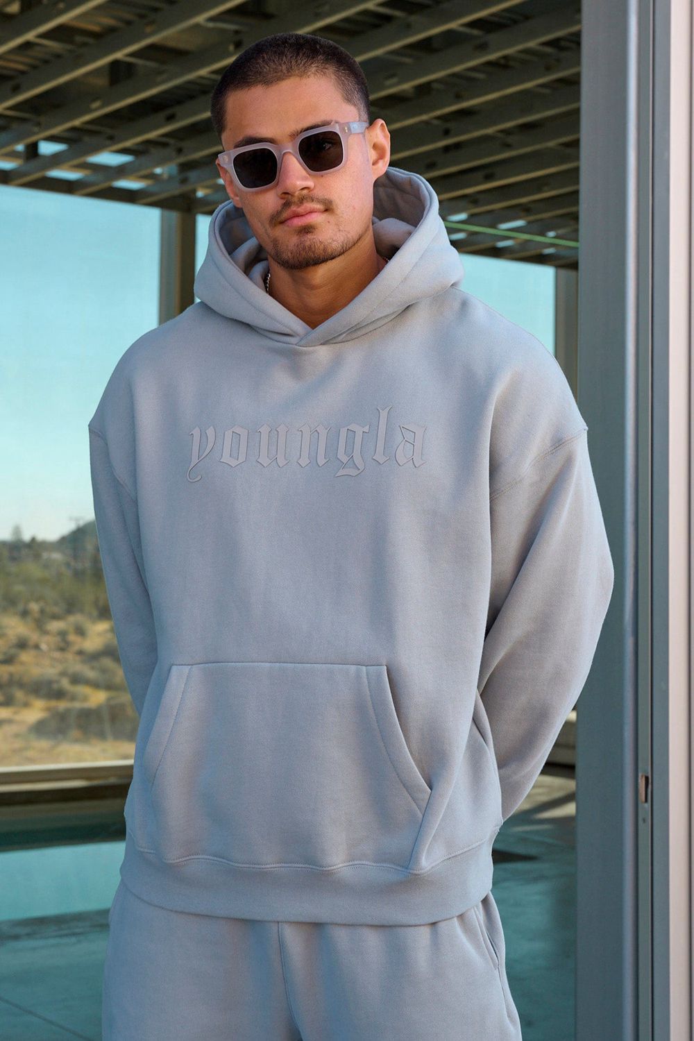 Young LA 566 - Cloud 9 Hoodies Grey Canada | FTWJ-41927