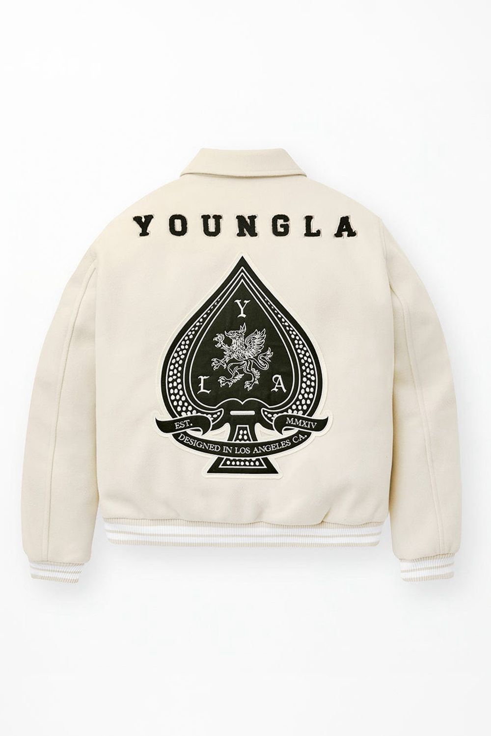 Young LA 569 - Ace Of Spade Letterman Beige Canada | USBA-95481